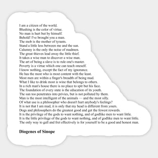 Diogenes Quotes Sticker